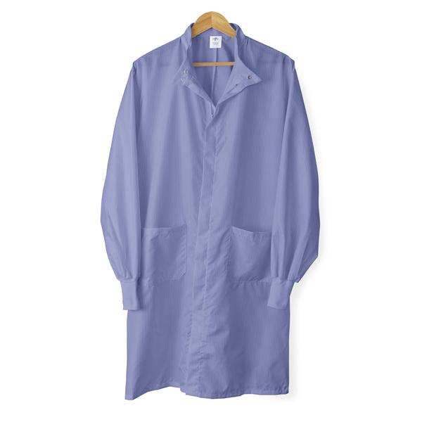 Medline Industries Inc Lab Coat Barrier Poly/Crbn ASEP A/S Unsx Ceil Md Each - 6621BLCM
