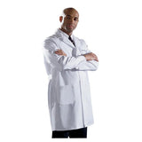 Medline Industries Inc Lab Coat Stf Lngth Poly/Ctn Silver Touch M Wht Sz 48 39" Each - 87052TRQ48