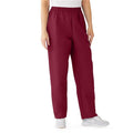ComfortEase by Medline Scrub Pant 8850 Womens X-Large Wine Each - 8850JWNXL