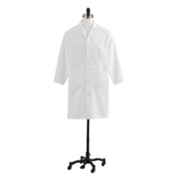 Medline Industries Inc Lab Coat 65% Polyester / 35% Cotton Heavyweight Twill Unisex White Size 30 Each - MDT775501030