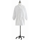 Medline Industries Inc Lab Coat Staff Length 80% Polyester / 20% Cotton Poplin Unisex White 3XL 39" Each - 87050QHWXXXL