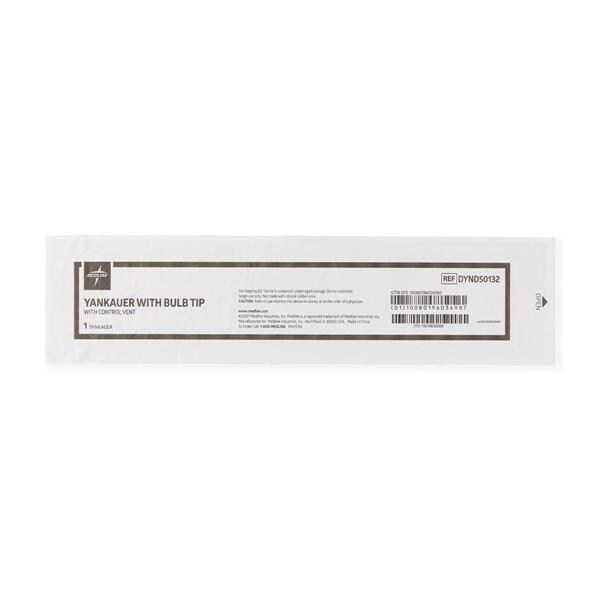 Medline Industries Inc Tip Yankauer/Bulb Suction Disposable Sterile 50/Ca - DYND50132