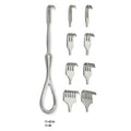 Miltex Retractor Volkman 4-1/2" Sharp 3 Prong Stainless Steel Each - Integra Miltex - 11-43