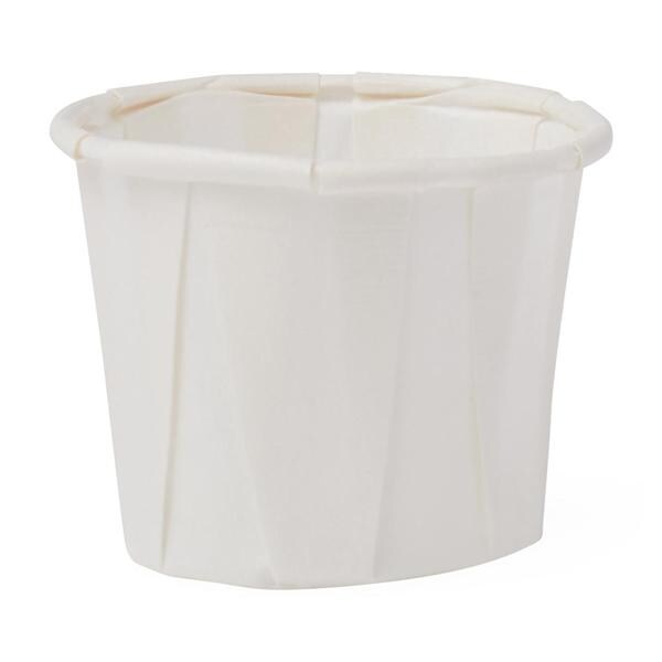 Medline Industries Inc Cup Medicine SOLO Paper 0.75 oz White 5000/Case - NON024215