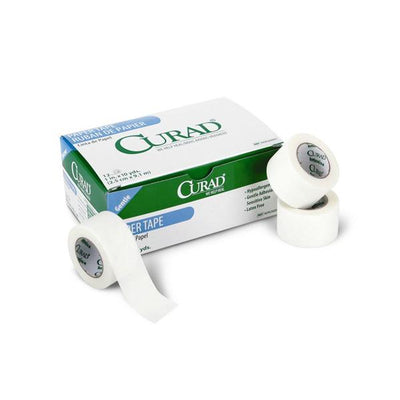 Medline Industries Inc Tape Paper 1"x10yd White Each, 12 Each/BX - NON270001