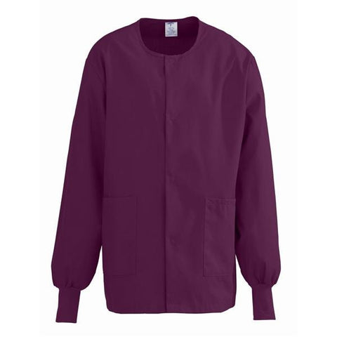 ComfortEase by Medline Jacket 65% Polyester / 35% Cotton ComfortEase Unisex Wine Large Each - 8832JWNL