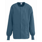 ComfortEase by Medline Jacket Warm-Up 65% Polyester / 35% Cotton ComfortEase Unisex CrbnBl 2XL 2Pckt Each - 8832JCBXXL
