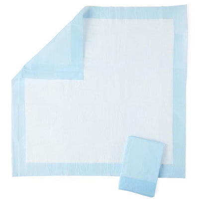 Medline Industries Inc Underpad Protection+ Unisex Economy 23x24" Moderate White/Blue 200/Ca - MSC281225