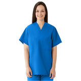 ComfortEase by Medline Shirt Scrub 910 Unisex Small Royal Blue Each - 910JRLS-CM