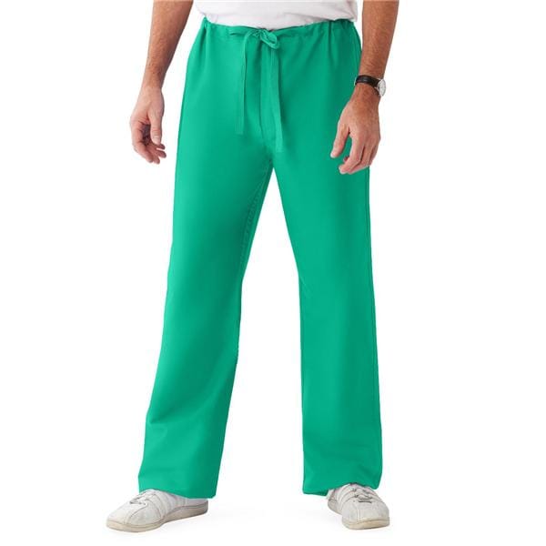 ComfortEase by Medline Pant Scrub 65% Polyester / 35% Cotton Unisex Jade Green 2XL Reversible Pckt Each - 900JTJXXL-CM