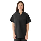ComfortEase by Medline Shirt Scrub 910 Unisex X-Small Black Each - 910DKWXS-CM