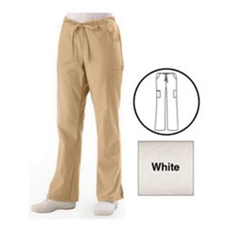 ComfortEase by Medline Pant Scrub 8865 Unisex 3X Large White Each - 8865XTQXXXL
