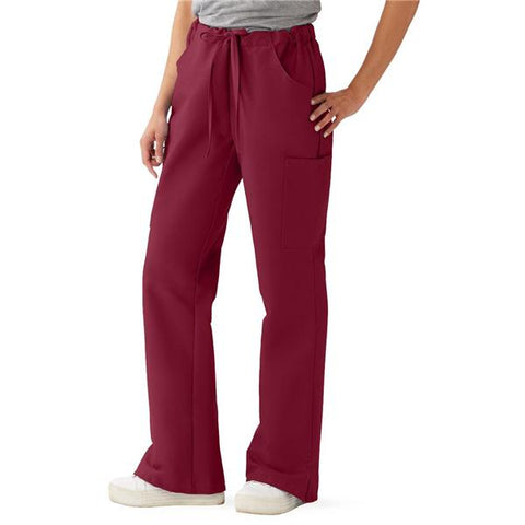 ComfortEase by Medline Pant Scrub 8865 Unisex Medium Wine Each - 8865JWNM