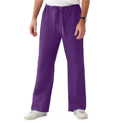 ComfortEase by Medline Pant Scrub 65% Polyester / 35% Cotton Unisex Purple Small Reversible 1 Pocket Each - 900JPPS-CM
