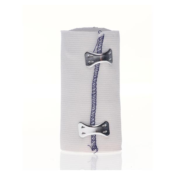 Medline Industries Inc Bandage Sure-Wrap 4"x5yd Elastic Clip Closure White LF Non-Sterile 50/Case - MDS057004