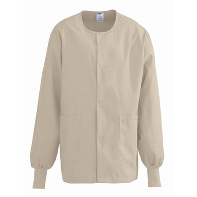 ComfortEase by Medline Jacket Warm-Up 65% Polyester / 35% Cotton ComfortEase Khaki Medium Each - 8832JKKM