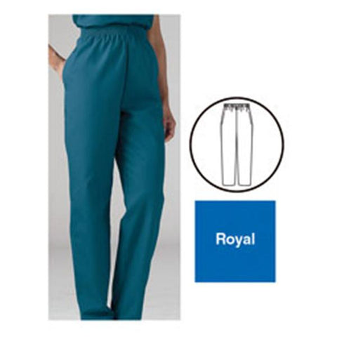 ComfortEase by Medline Scrub Pant 8850 Womens 3X Large Royal Blue Each - 8850JRLXXXL