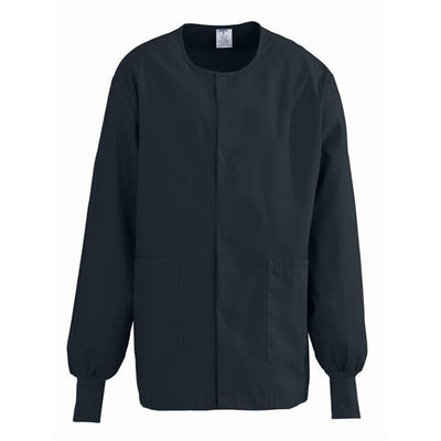 ComfortEase by Medline Jacket Warm-Up 65% Polyester / 35% Cotton ComfortEase Unisex Black 2XL 2Pckt Each - 8832DKWXXL