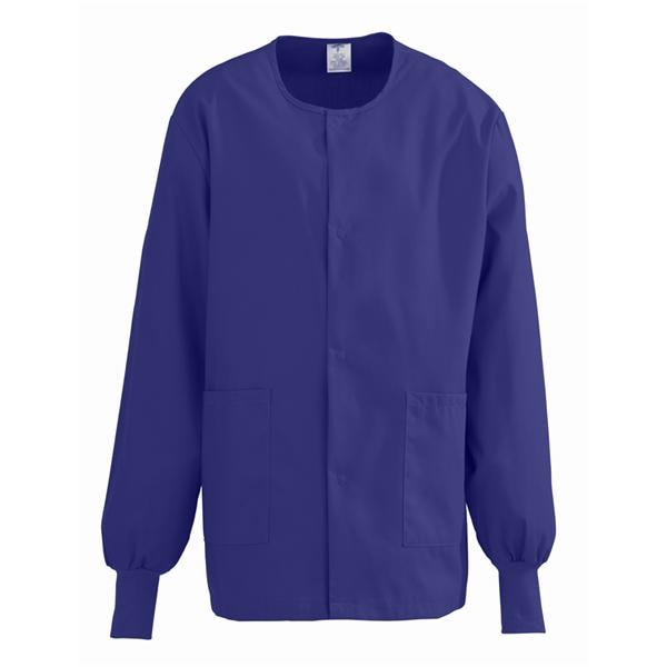 ComfortEase by Medline Jacket Warm-Up 65% Polyester / 35% Cotton ComfortEase Unisex Purple Lg 2Pckt Each - 8832JPPL