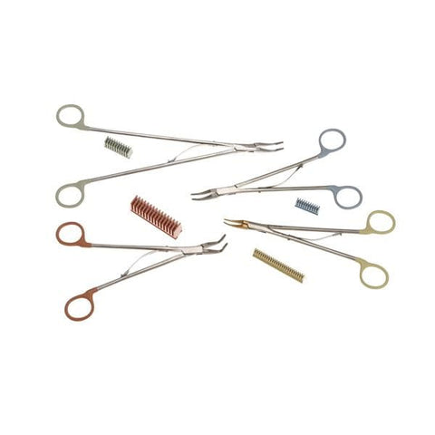 Teleflex Medical Applier Clip Hemoclip Stainless Steel 6" Curved Each - 523140