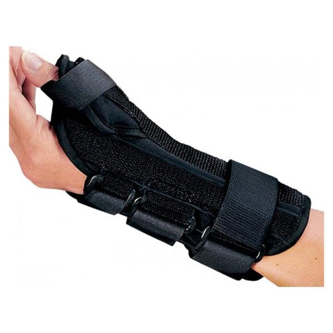 DJO, Inc Brace ComfortFORM Adult Wrist/Thumb Foam Laminate Black Size 8" Medium Left Each - 79-87315