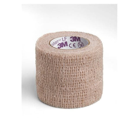 3M Medical Products Bandage Coban Wrap Elastic 2"x5yd LF Non-Sterile Tan 36/CA - 2082