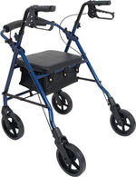 ProBasics Aluminum Rollator with 6-inch Wheels, Blue - FE-68-0028
