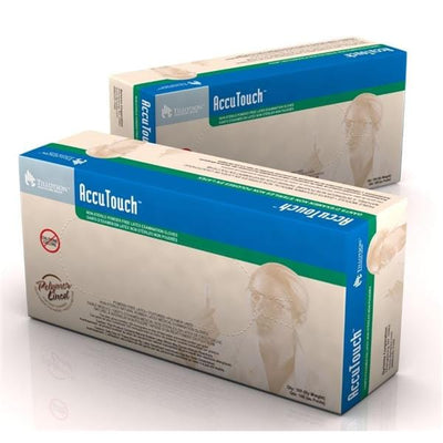 Tillotson Health Care Gloves Exam AccuTouch Powder-Free Latex 230 mm Large Bisque 100/Bx, 10 BX/CA - 6624