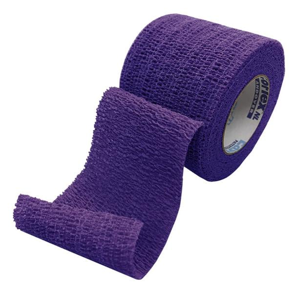 Andover Coated Products Bandage CoFlex 3"x5yd Compression Elastic Purple LF Non-Sterile 24/Case - 5300PU-024
