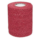 Andover Coated Products Tape Compression PowerFlex Elastic 3"x6yd Cohesive Maroon 16/Ca - 3730MR-016