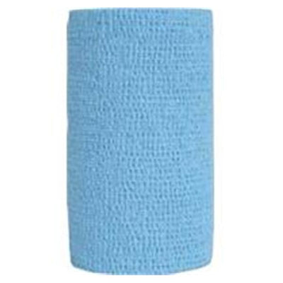 Andover Coated Products Tape Compression PowerFlex Elastic 1.5"x6yd Cohesive Light Blue 32/Case - 3715LB-032
