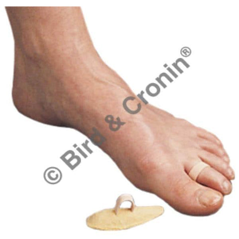 Bird & Cronin Crest Pad Toe Suede Leather Beige Size Medium Right 3/Pk - 48458163