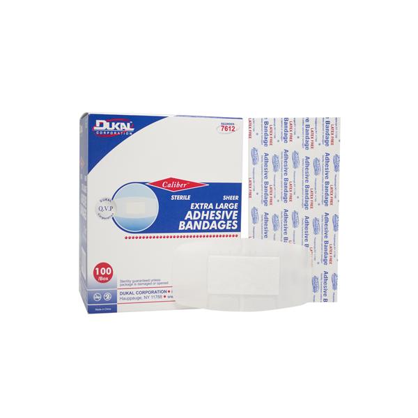 Dukal Corporation Bandage Fabric Caliber 2x4" Sheer 100/Bx, 24 BX/CA - 7612