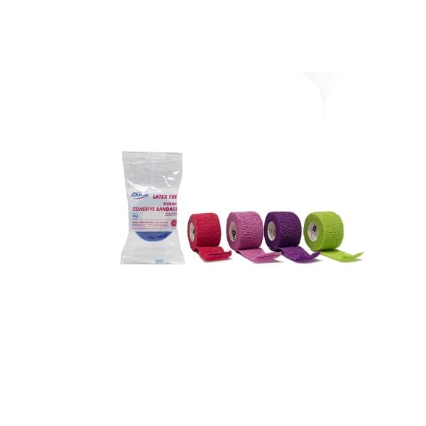 Dukal Corporation Bandage Elastic 1.5" Not Made With Natural Rubber Latex Cohesive Tan 48/Bx - 8156TLF