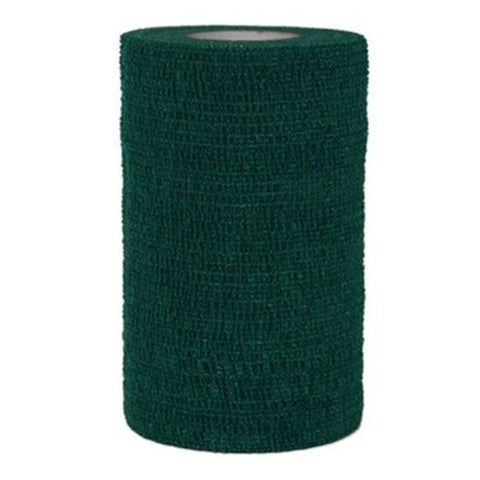 Andover Coated Products Bandage CoFlex Compression Elastic 4"x5yd Ltx Non-Sterile Cohesive Green 18/Case - 7400GR-018