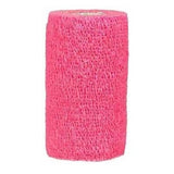 Andover Coated Products Bandage CoFlex 1.5"x5yd Compression Elastic Neon Pink Latex Non-Sterile 48/Case - 3150NP-048