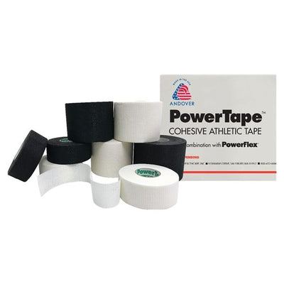 Andover Coated Products Tape Athletic PowerTape Synthetic Fibers/Rubber 2"x15yd Cohesive White 24/Ca - ACP130-020-150-024
