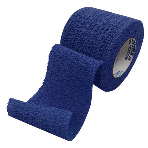 Andover Coated Products Bandage CoFlex 1.5"x5yd Compression Elastic Blue LF Non-Sterile 48/Ca - 5150BL-048