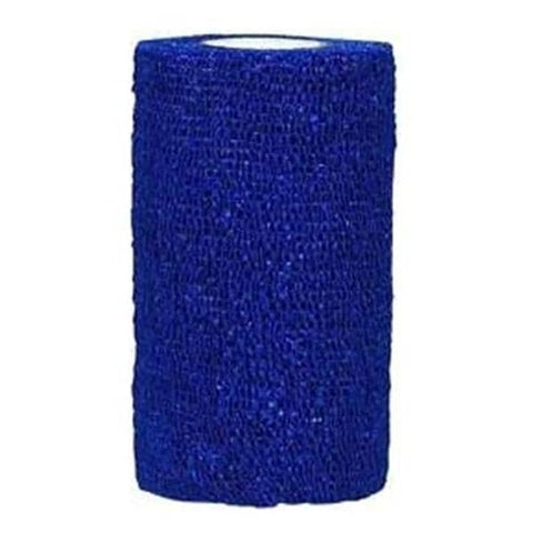 Andover Coated Products Bandage CoFlex Med Compression Elastic 1"x5yd Ltx NS Cohesive Blue 30/Ca - 7100BL-030