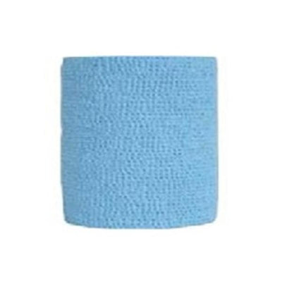 Andover Coated Products Tape Compression PowerFlex Elastic 1"x6yd Cohesive Light Blue 48/Case - 3710LB-048