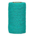 Andover Coated Products Bandage CoFlex 4"x5yd Compression Elastic Teal Latex Non-Sterile 18/Box - 3400TE-018