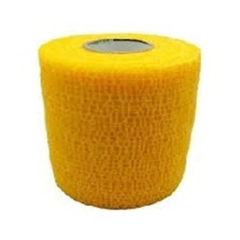 Andover Coated Products Tape Athletic PowerFlex Elastic 1"x6yd Cohesive Yellow 48/Case - 3710YL-048