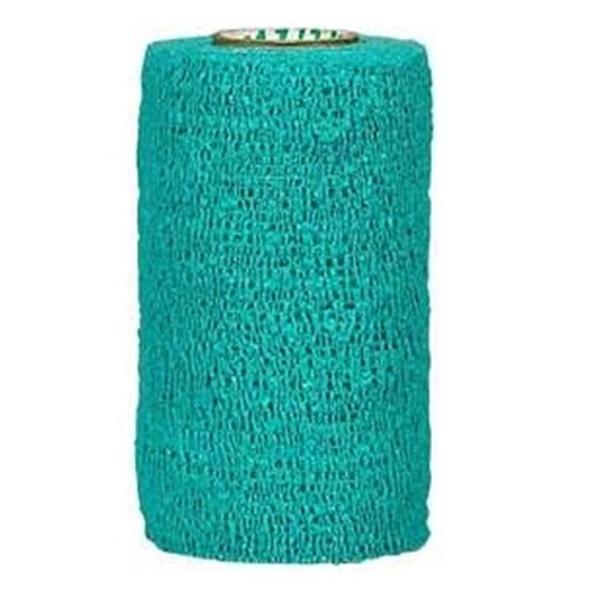 Andover Coated Products Bandage CoFlex 6"x5yd Compression Elastic Teal Latex Non-Sterile 12/Box - 3600TE-012