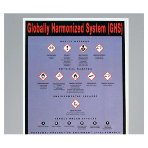 HPTC, Inc Wall Chart Hazardous Materials Each - GHSWS