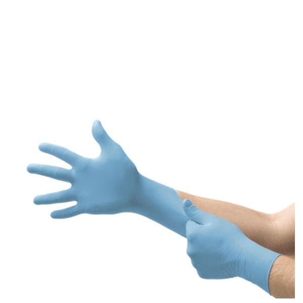 Ansell Healthcare Products LLC Gloves Exam Microflex Powder-Free Nitrile Latex-Free Small Light Blue 100/Bx, 10 BX/CA - 92134070