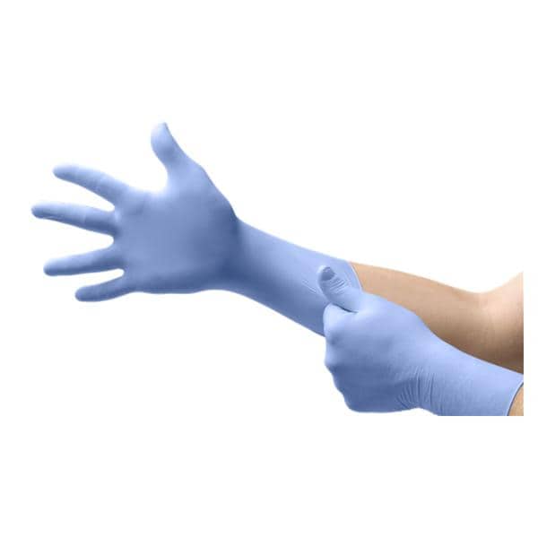 Ansell Healthcare Products LLC Gloves Exam Micro-Touch EP Powder-Free Nitrile Latex-Free 12 in Lg Blue 100/Bx, 10 BX/CA - 6034053