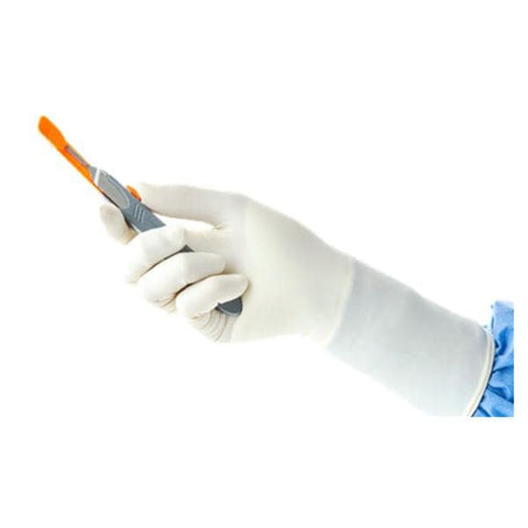 Ansell Healthcare Products LLC Gloves Surgical Encore Acclaim Powder-Free Latex 11.4 in 9 Sterile Natural 50/Bx, 4 BX/CA - 5795007