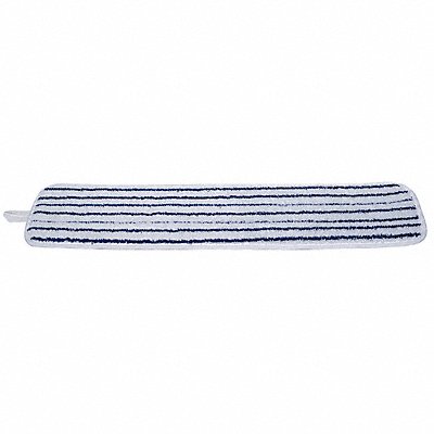 Microfiber Quick Change 5 x 18 Wet Mop Head Blue / White
