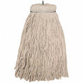 Screw On Cotton String Wet Mop Head Beige