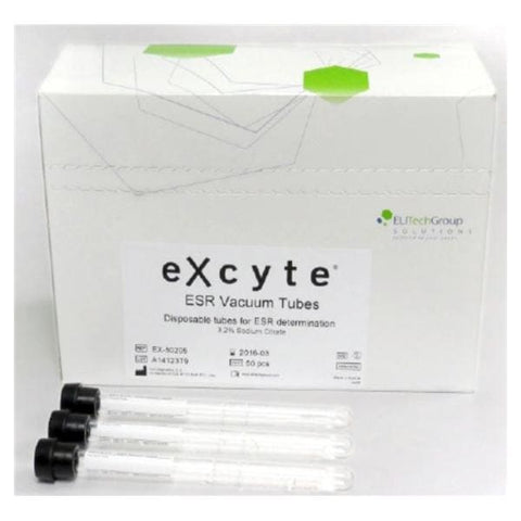 ELITechGroup Inc Excyte ESR: Erythrocyte Sedimentation Rate Tube 50/Bx - EX-50205